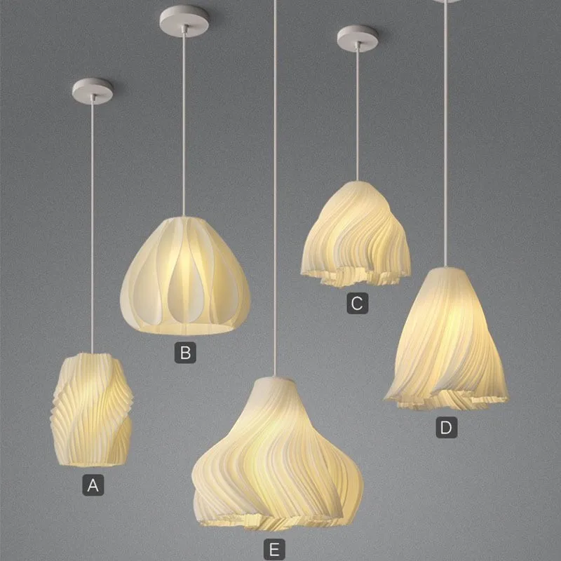 

Dining Room Chandelier Bedroom Bedside Lamp Nordic Pendant Lamps for Living Room Kitchen Decoration Hanging Lamp Petal Lights