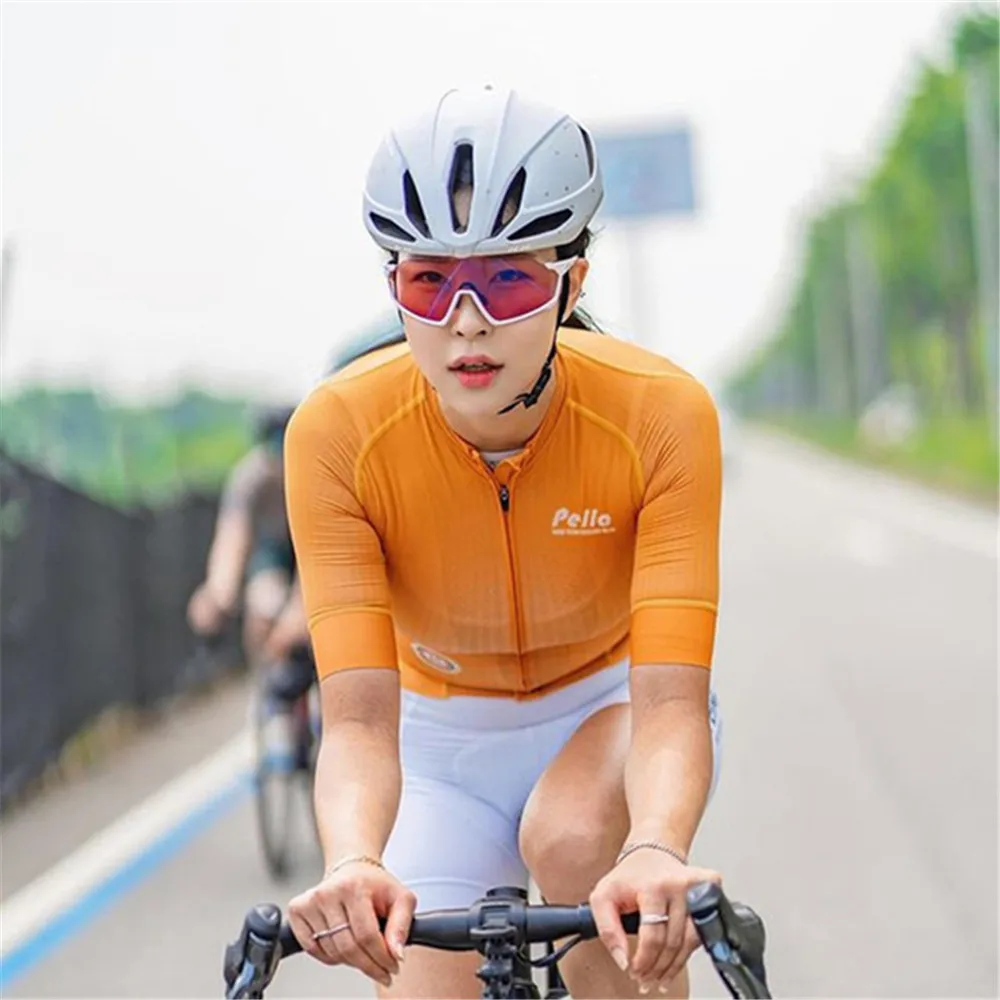 2022 Pella Cycling Jersey Set Women Bike Shirts Gel Shorts Suits Road MTB Clothing Ciclismo Maillot Summer Breathable Wear Tops