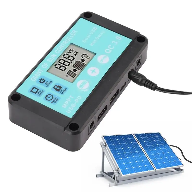 

Solar Charging Controller 24V 12V Large Capacity Solar Charge Regulator Household Accessories Solar Controller For Houses