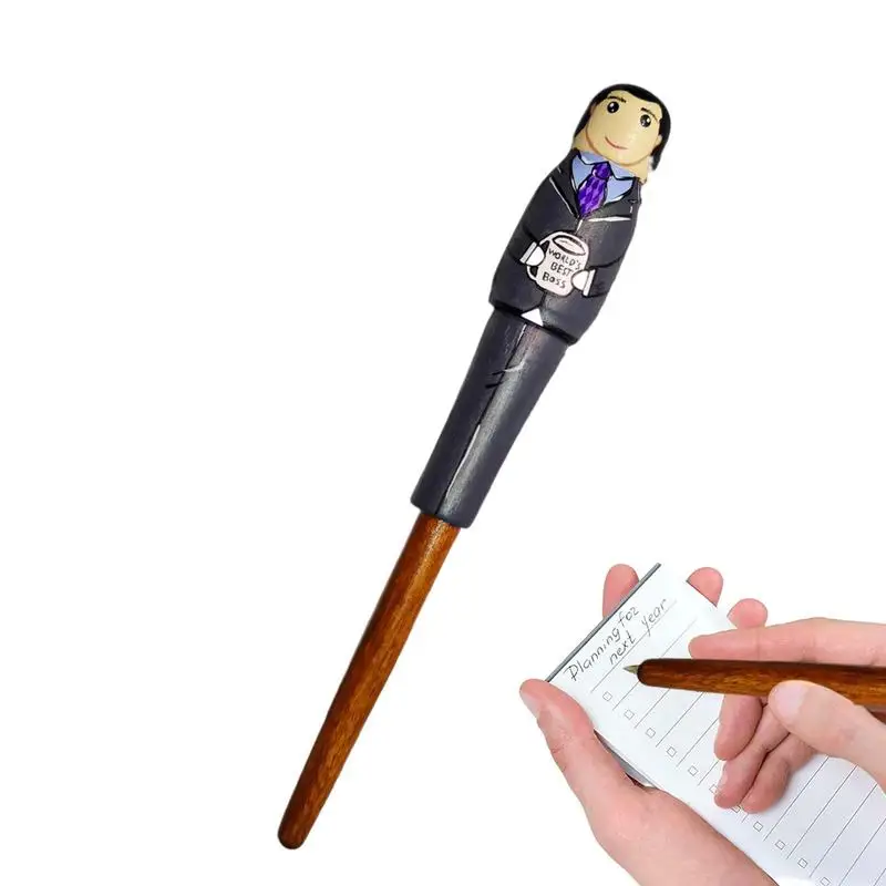 

Humorous Ballpoint Pen Wooden Ballpoint Pen Smooth Writing Daily Pen Comfortable Ballpoint Pens Christmas Valentine's Day