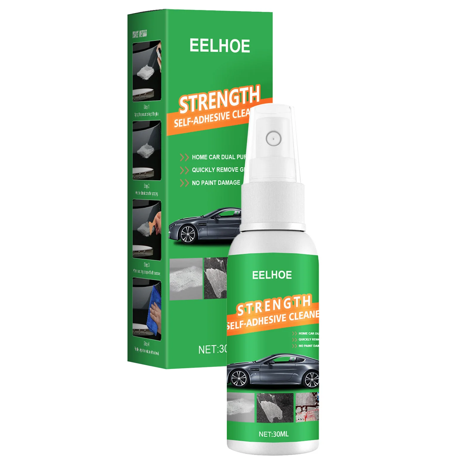 

30ml Quick And Easy Sticker Remover Sticky Residues Remover Wall Sticker Glue Removal Car Glass Label Cleaner Adhesive Glue Spra