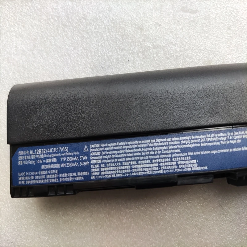 Фото AL12B31 AL12B32 AL12B72 AL12X32 AL12A31 Аккумулятор для Acer Aspire One 725 756 V5 171 123 TravelMate B113M TMB113 Chromebook C710 №2