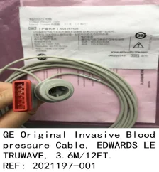 

GE B lood pr essure кабель, ED WARDS LE TR UWAVE, 3,6 м/12 футов. Арт.: 2021197-001 новый оригинальный