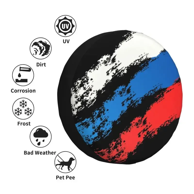 Запасная крышка для автомобильных шин Красная Обложка прицепа 14 &quot15&quot 16 &quot17&quot