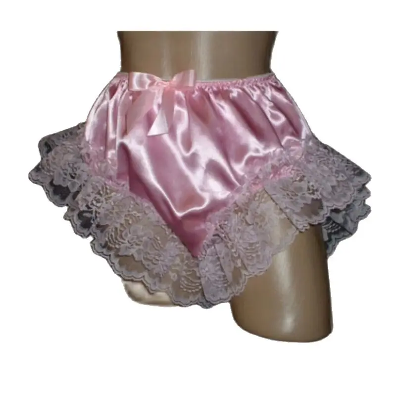 Лидер продаж во французском стиле розовые кружевные встраиваемые шорты с