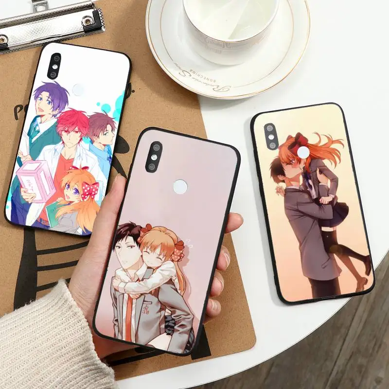 Чехол для телефона девушек в стиле аниме Nozaki-kun Xiaomi Redmi note 7 8 9 11 t s 10 A pro lite |