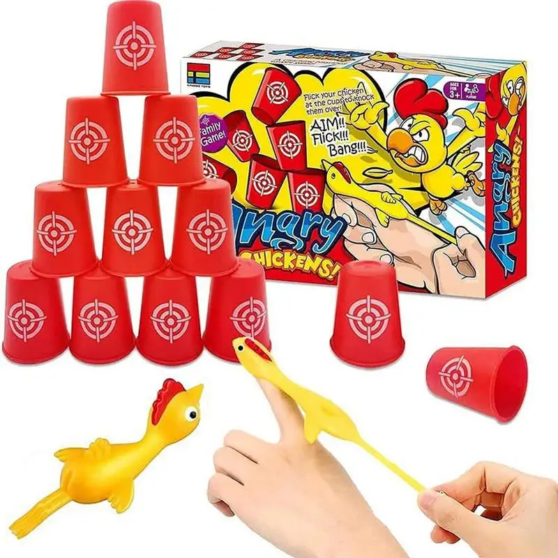 

Catapult Launch Turkey Fun And Tricky Slingshot Chick Practice Chicken Elastic Flying Finger Birds Sticky Toys Decompression