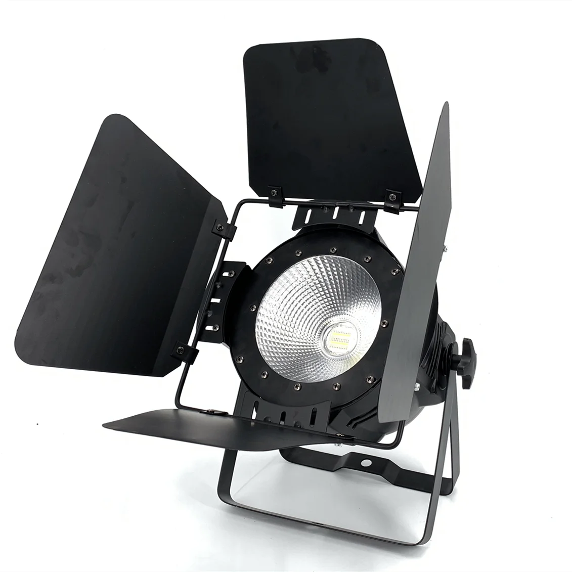 

LED par 200W COB RGBWA UV 6in1/RGBW 4in1/Warm White disco led spotlight dj light Dmx controll LED COB Par with Barn Doors