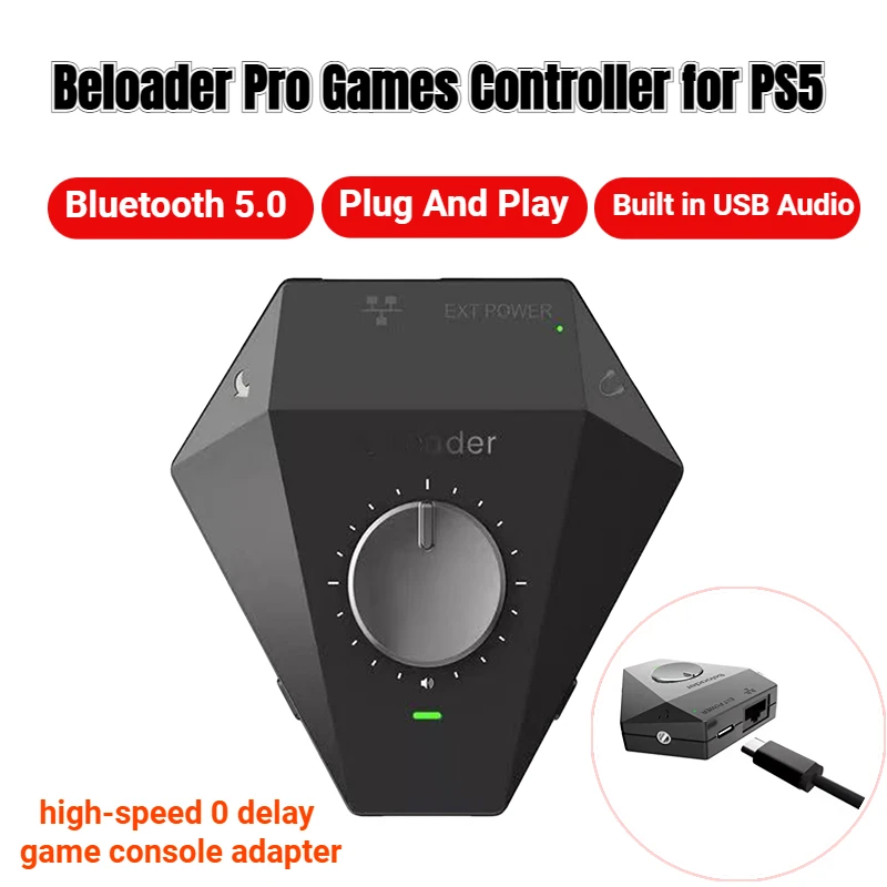 

Конвертер клавиатуры и мыши для игрового контроллера Beloader Pro для PS5, адаптер для PS4/SWITCH/Xbox, соединительные аксессуары для геймпада