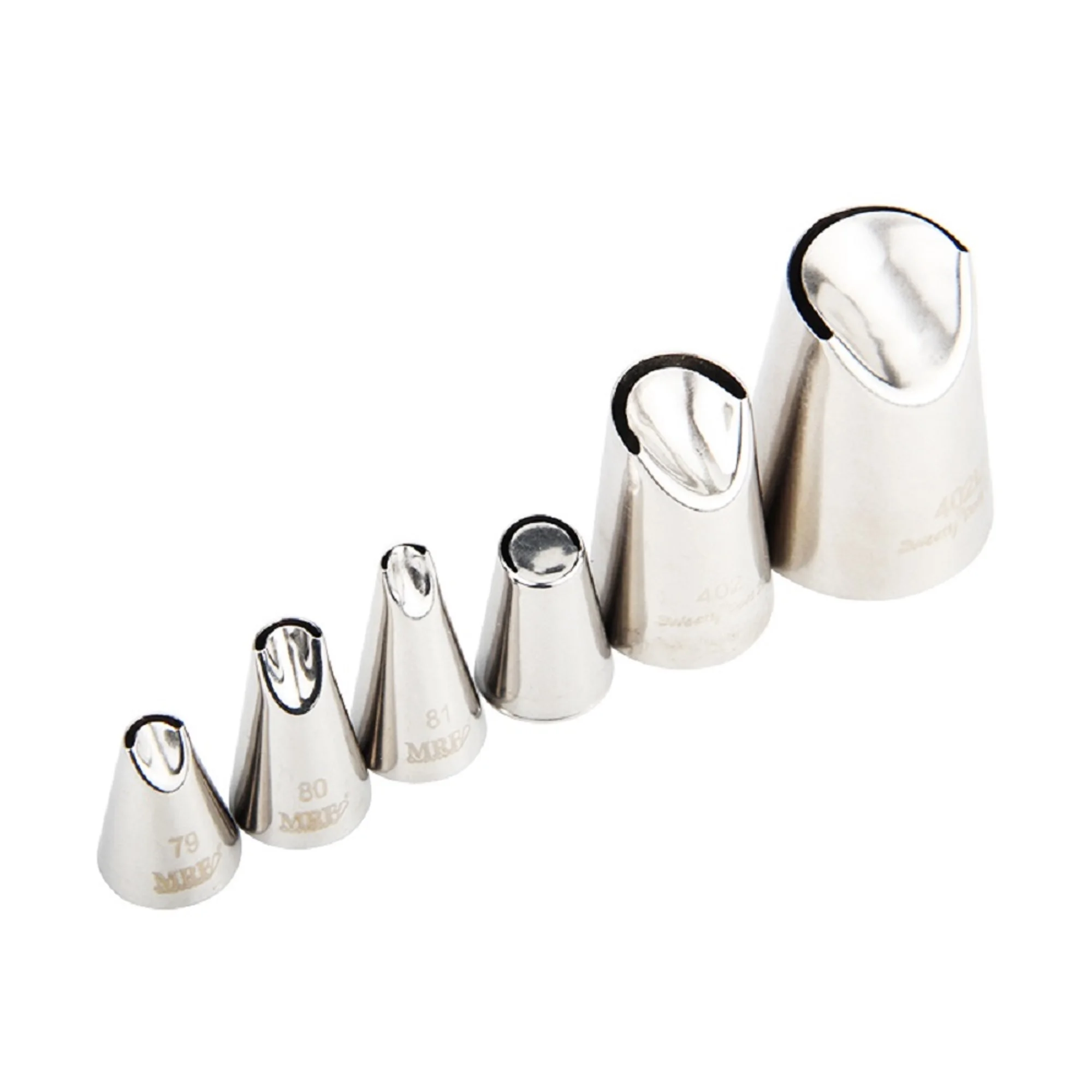 Кондитерские насадки из нержавеющей стали 6 шт