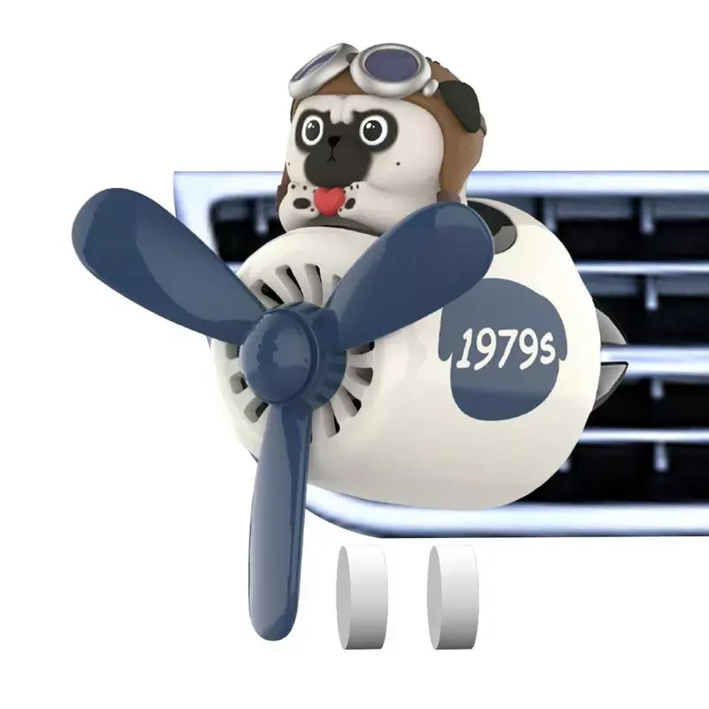 

NEW2023 Car Air Freshener Fan Pilot Rotating Propeller Air Outlet Fragrance Cartoon Auto Accessories Interior Car Perfume Diffus