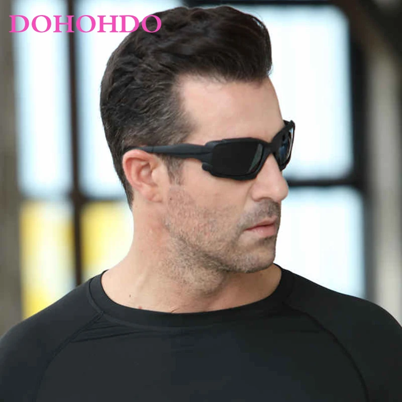 

DOHOHDO Sunglasses Men Women Polarized Sunglass Driving Mirror Coating Points Black Eyewear Male Sport Fashion Sun Glasses UV400