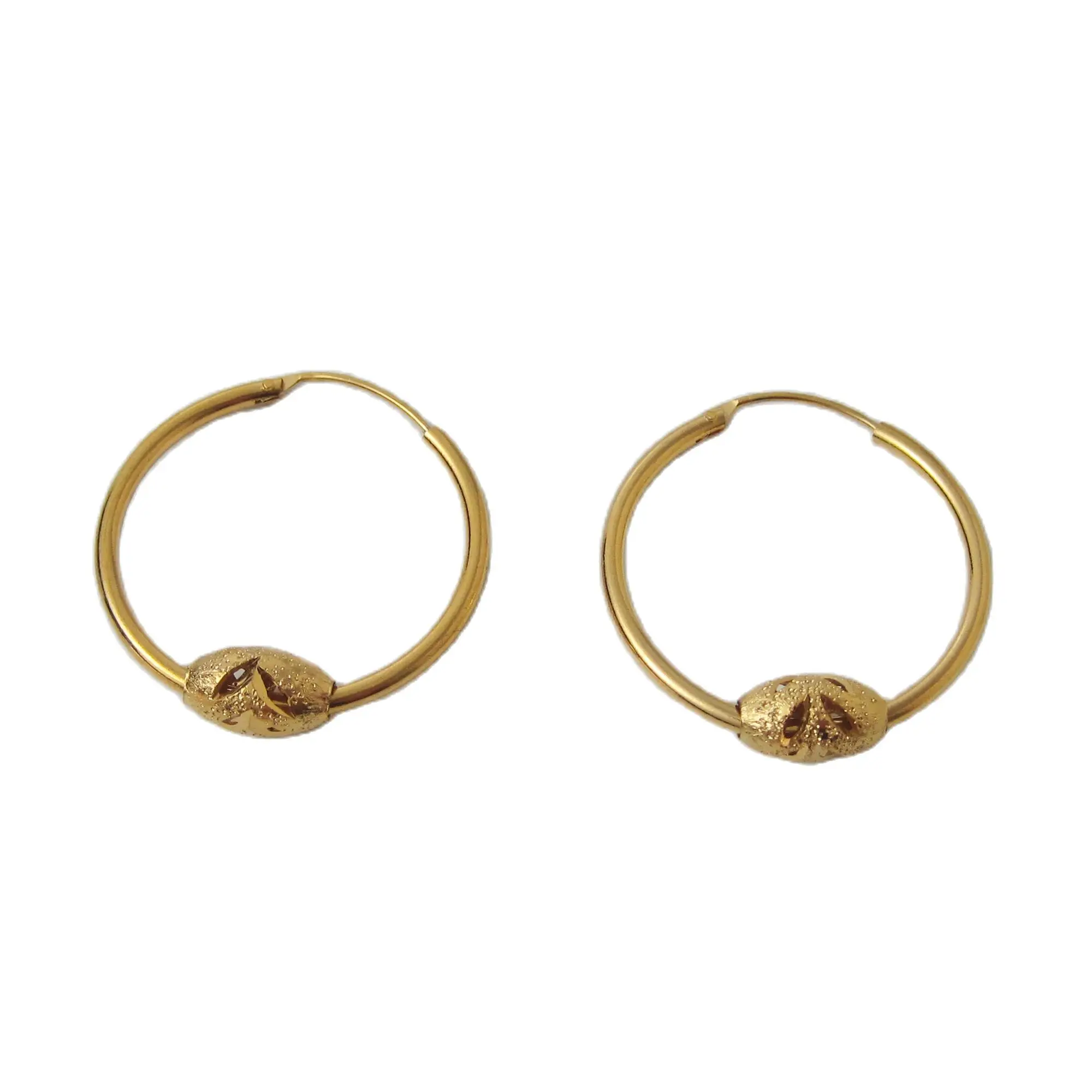 Серьги-кольца в гавайском стиле с четырьмя узорами Ширина 28 мм 1 дюйма | Украшения