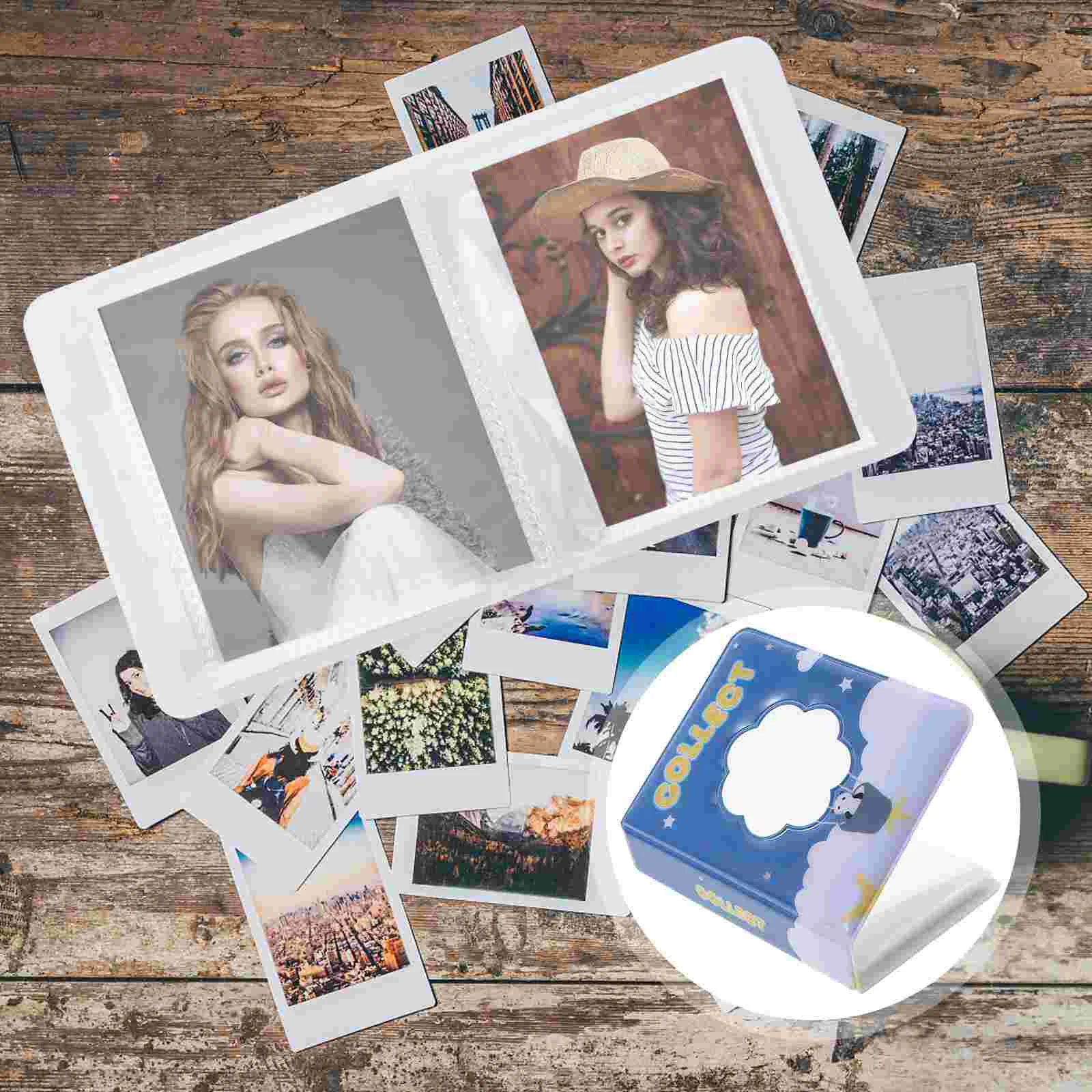 

Photo Album Business Cards Holder Books Holders Mini Storage Simple Collector DIY