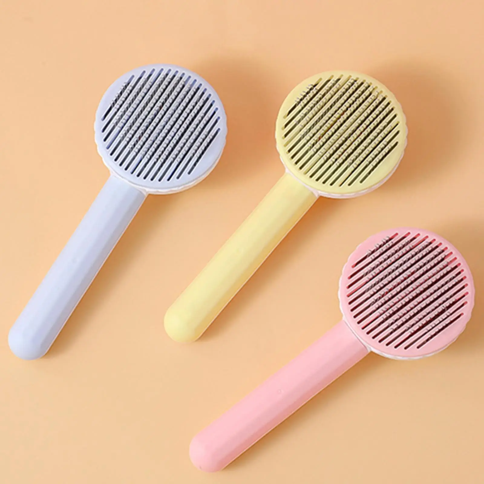 

Pet Cat Brush Self Cleaning Slicker Brush for Cats Dogs Hair Removes Pet Hair Removal Comb Pets Grooming Tool Cat Accessories