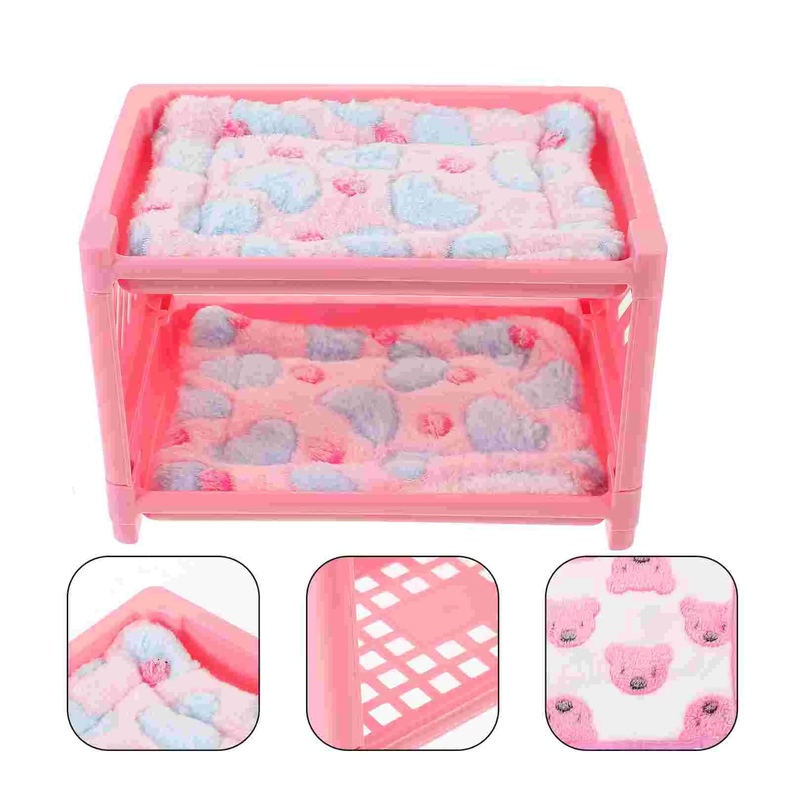 

Comfortable Hamster Bed Convenient Nest Supply Guinea Ferret Household Chinchilla Beds