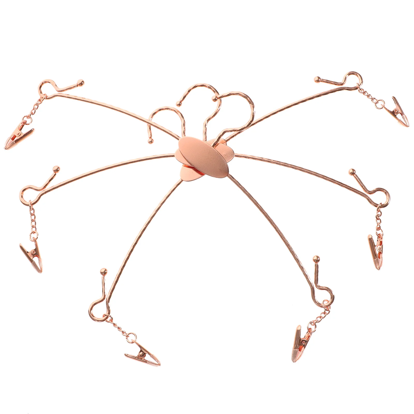 

10 Pcs Storage Rack Anti-skid Clip Hangers Tank Tops Drying Closet Holder Non Slip Coat Supermarket Convenient