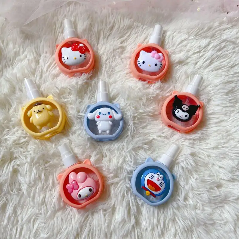 

Kawaii Sanrio Cartoon Portable Toner Lotion Spray Bottle Cute Water Replenishing Bottle Hello Kitty Cinnamoroll Creative Gifts