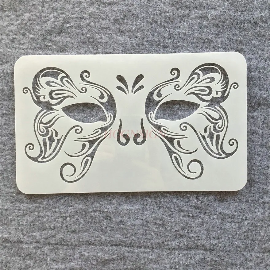 1 шт. новая вечеринка бал фестиваль креативный узор роспись лица шаблон