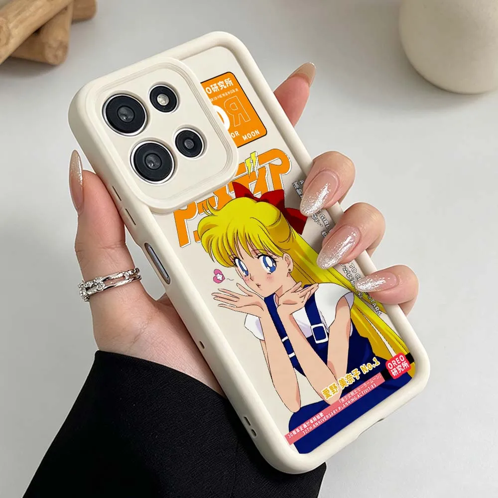 Фото Чехол для телефона B-Battle Girl Anime для Motorola Moto G86 G85 G75 G56 G06 Edge 70 60 50 Fusion Eye Ladder, силиконовый чехол №4