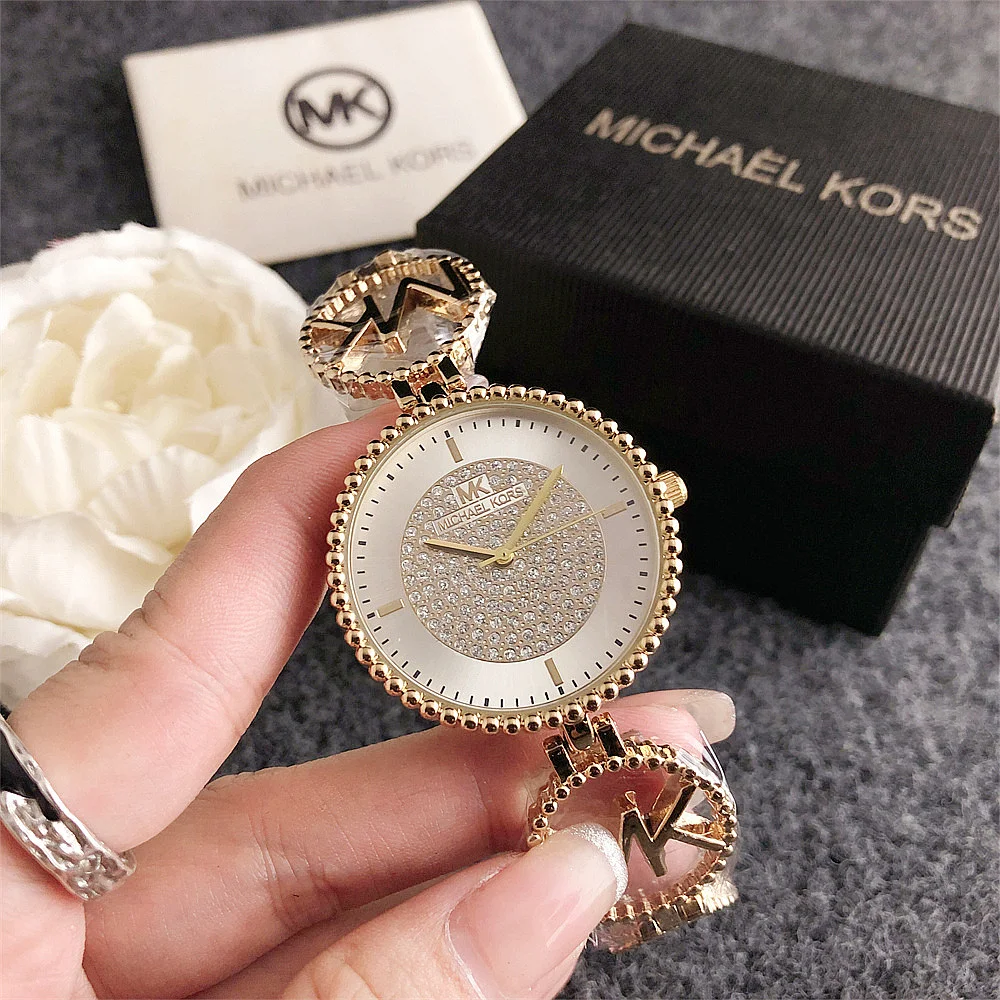 Фото Женские кварцевые часы Michael Kors 2026: повседневный минималистичный дизайн, модные деловые наручные часы, роскошный подарок для женщин №2