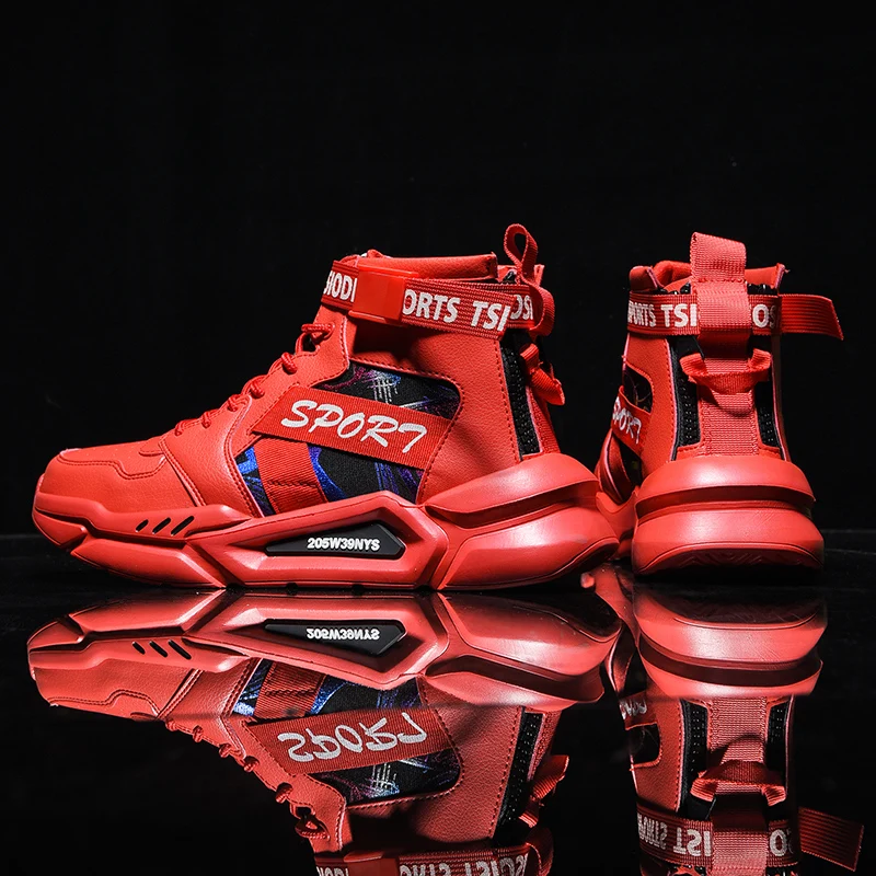 

Men's Shoes New Anti-skid High-top Basketball Shoes High Quality Casual Sports Shoes Lightweight Breathable Casual Men's Shoes