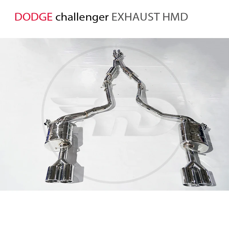 

HMD Exhaust System Car Accessories For Dodge Challenger Auto Modification Manifold Electronic Valve Stainless Steel Downpipe