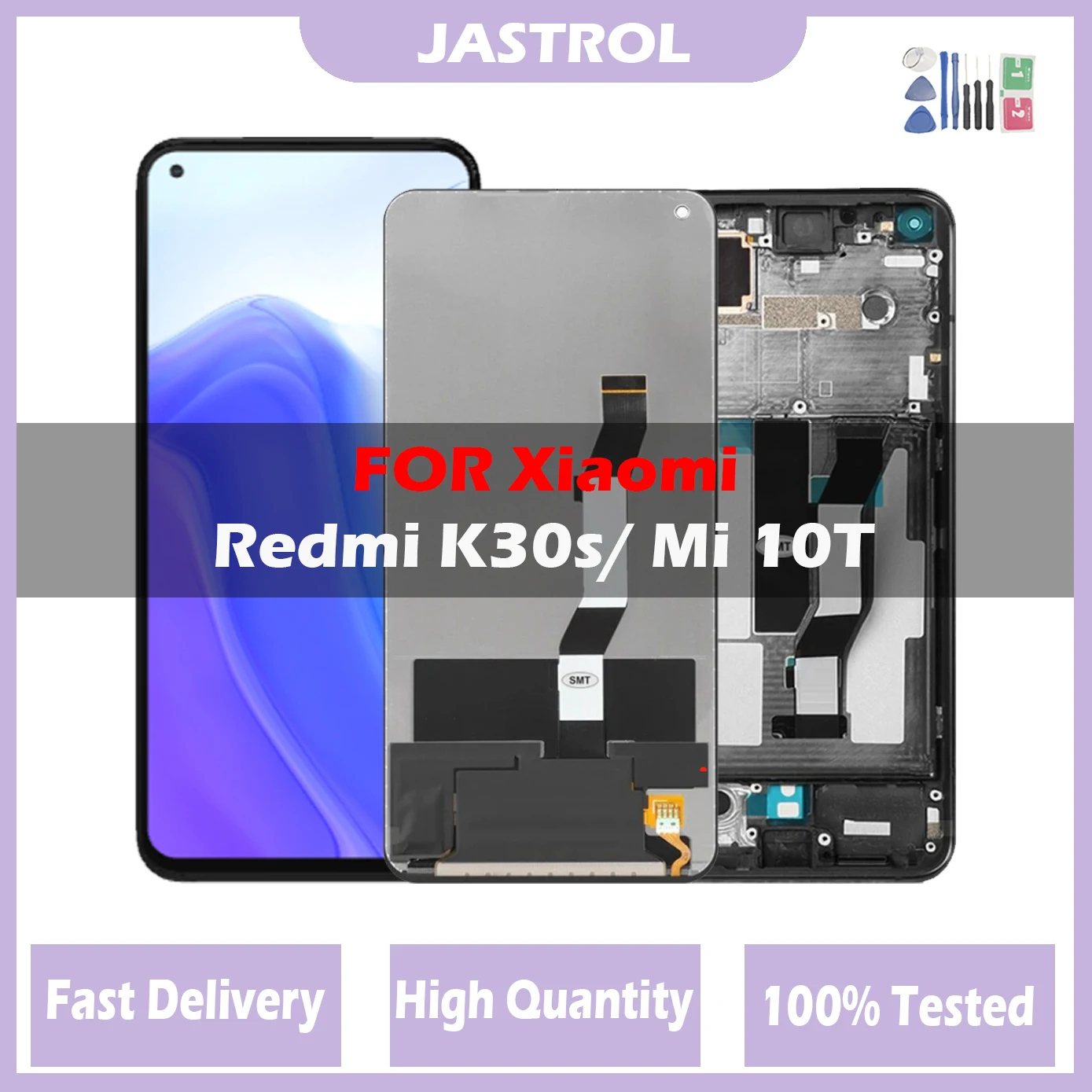 6 67 &quotОригинальный новый ЖК-дисплей для Xiaomi Mi 10T Pro с сенсорным экраном и