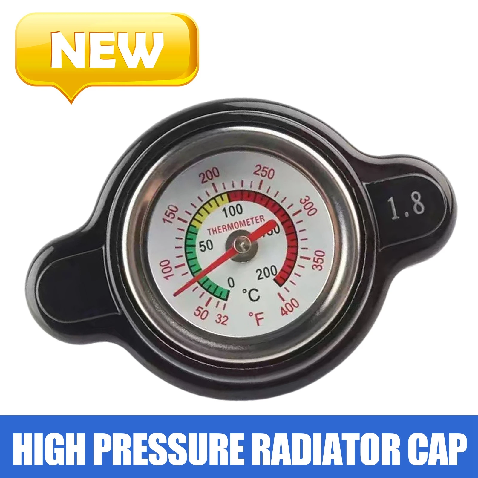 

Крышка радиатора высокого давления с датчиком температуры для гоночного внедорожника универсальные измерительные Аксессуары для автомоб...