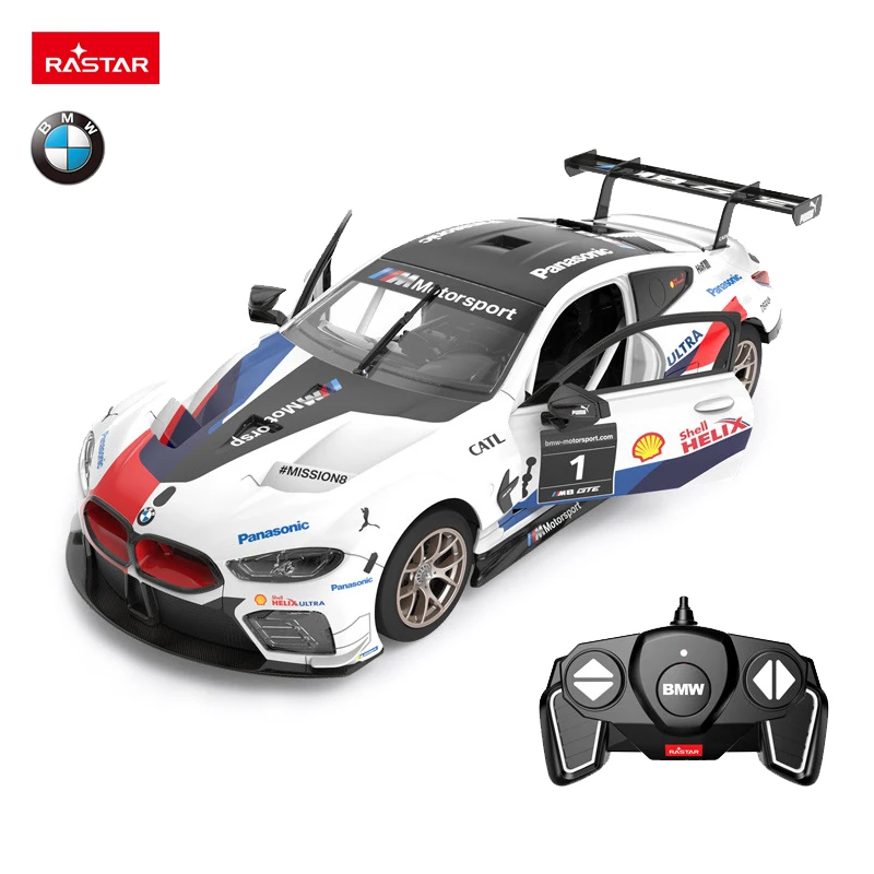 

1:18 BMW M8 GTE RC Car Assembling Model Luxury Sports Racing Collection Gifts Toys for Boys Can Open Door Cars Lights Wltoys