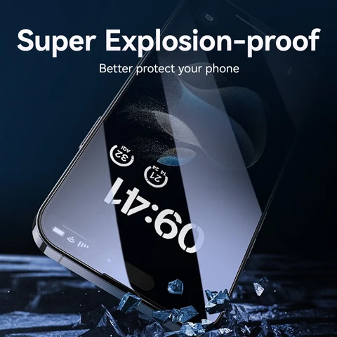 Ударопрочное закаленное стекло для iPhone 15 14 13 12 11 Pro Max 9H