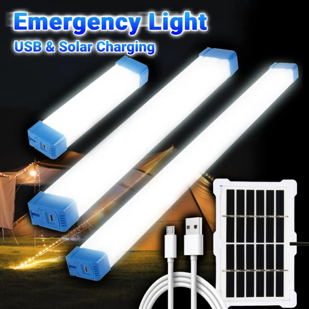 

Long LED Tube Night Light Magnetic 17CM 32CM 52CM USB Rechargeable Emergency Light Outdoor Portable Long Strip Emergency Light