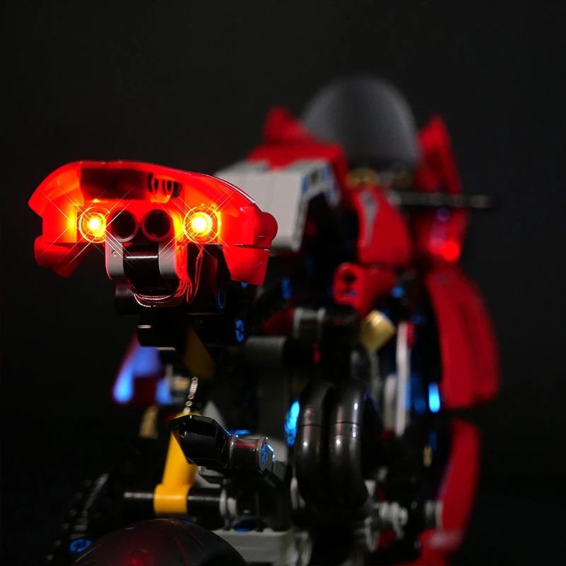Комплект светодиодных фонарей сделай сам для LEGO 42107 Panigale V4 R (только светодиодный