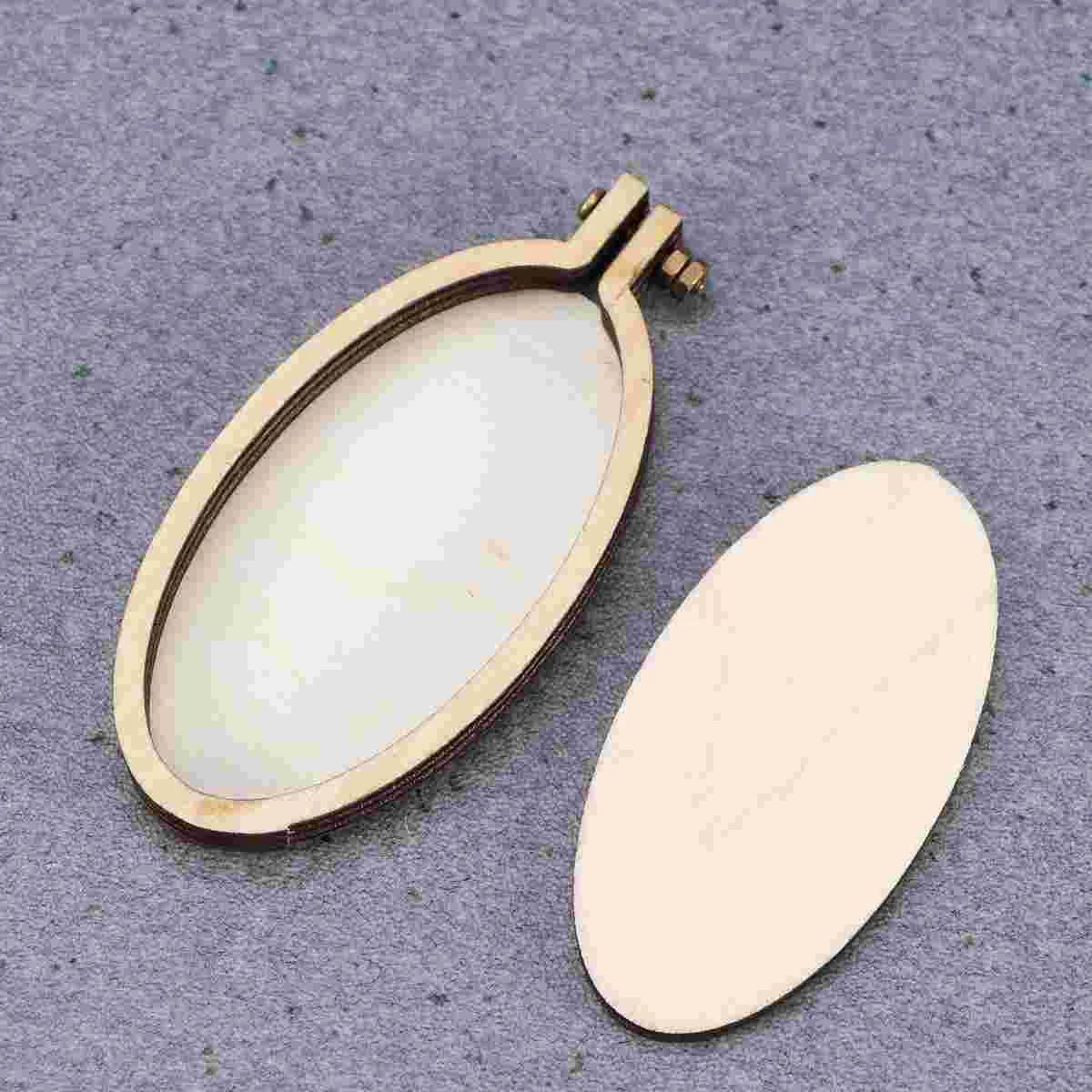 

Fixing Frames Multi Shape Durable DIY Pendant Accessories for Sewing Cross Stitching Crafting