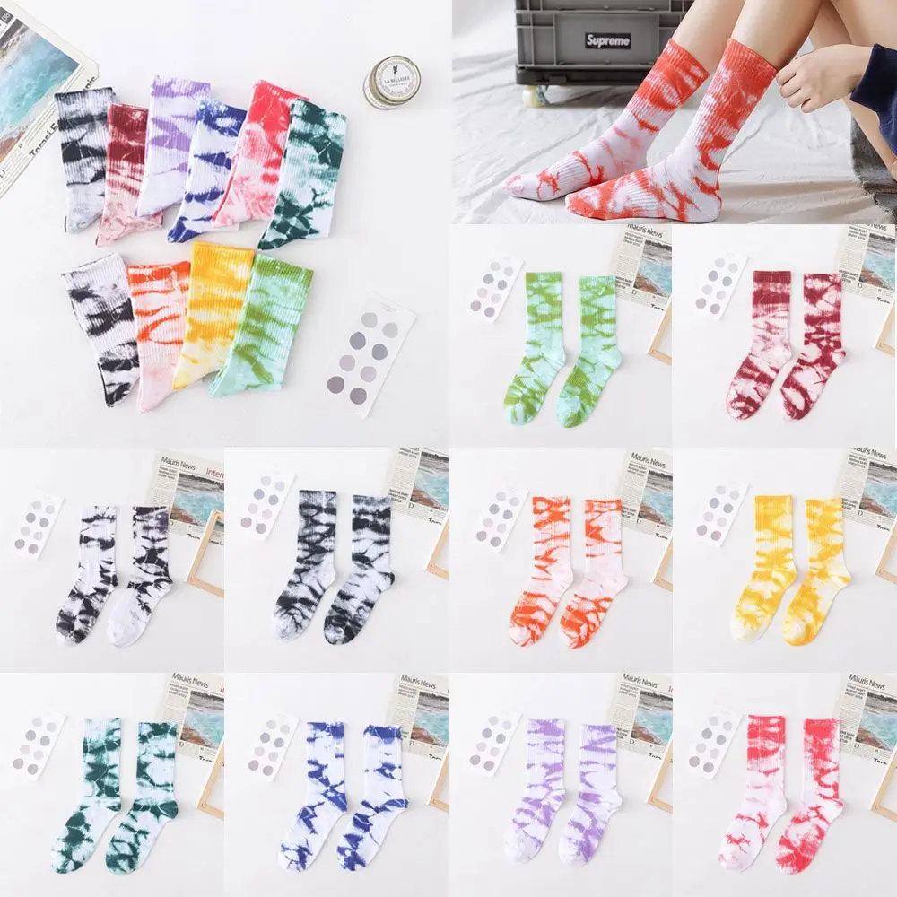 

Новые Дышащие Модные поглощающие пот носки из хлопка цветные