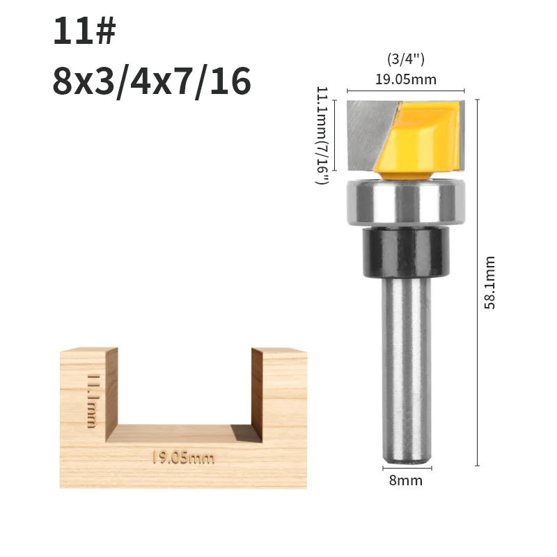 

Чистящие фрезы из сплава вольфрама и кобальта 6 мм 6,35 мм 8 мм