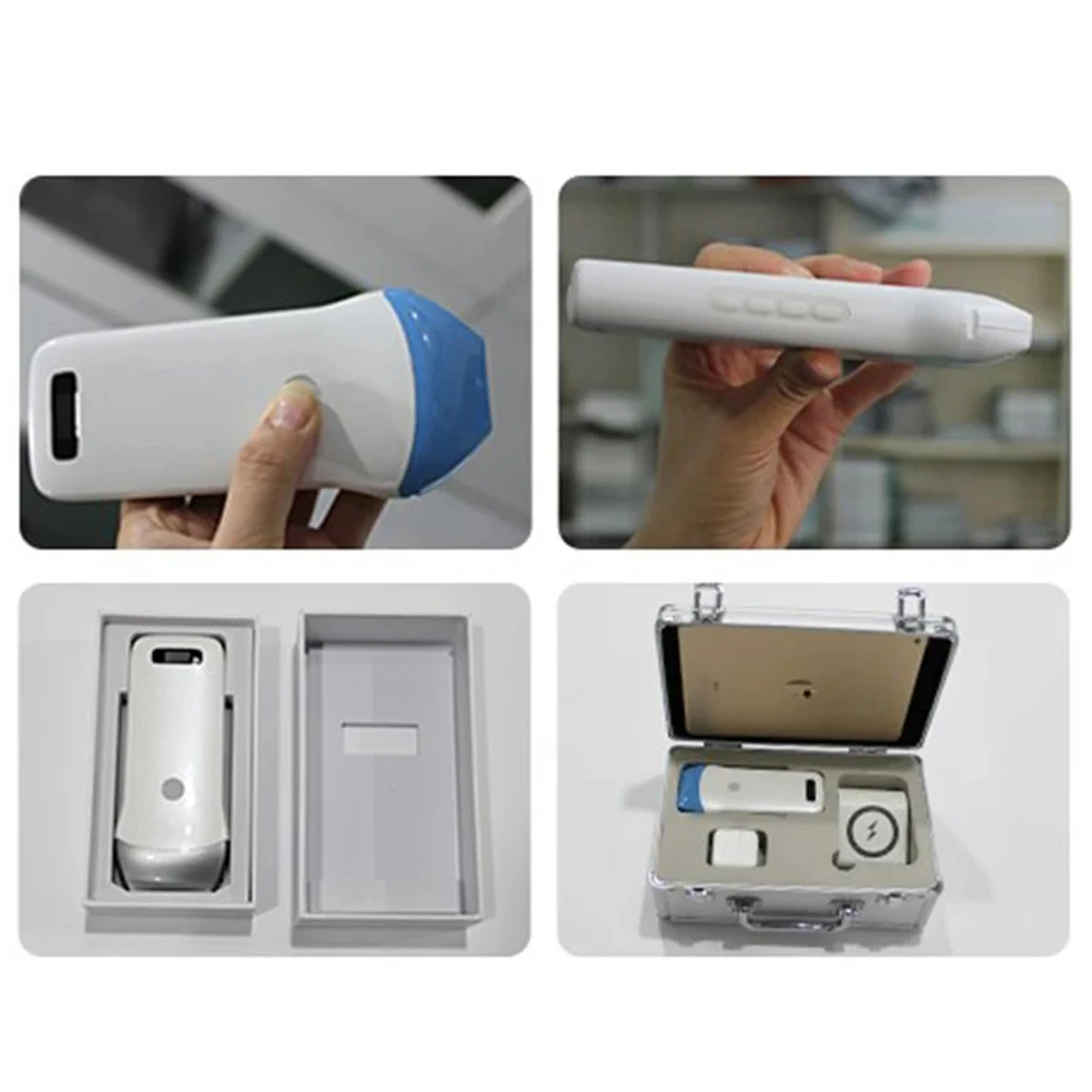 Беспроводной ультразвуковой сканер для лица с цветным зондом 10/14 МГц портативный