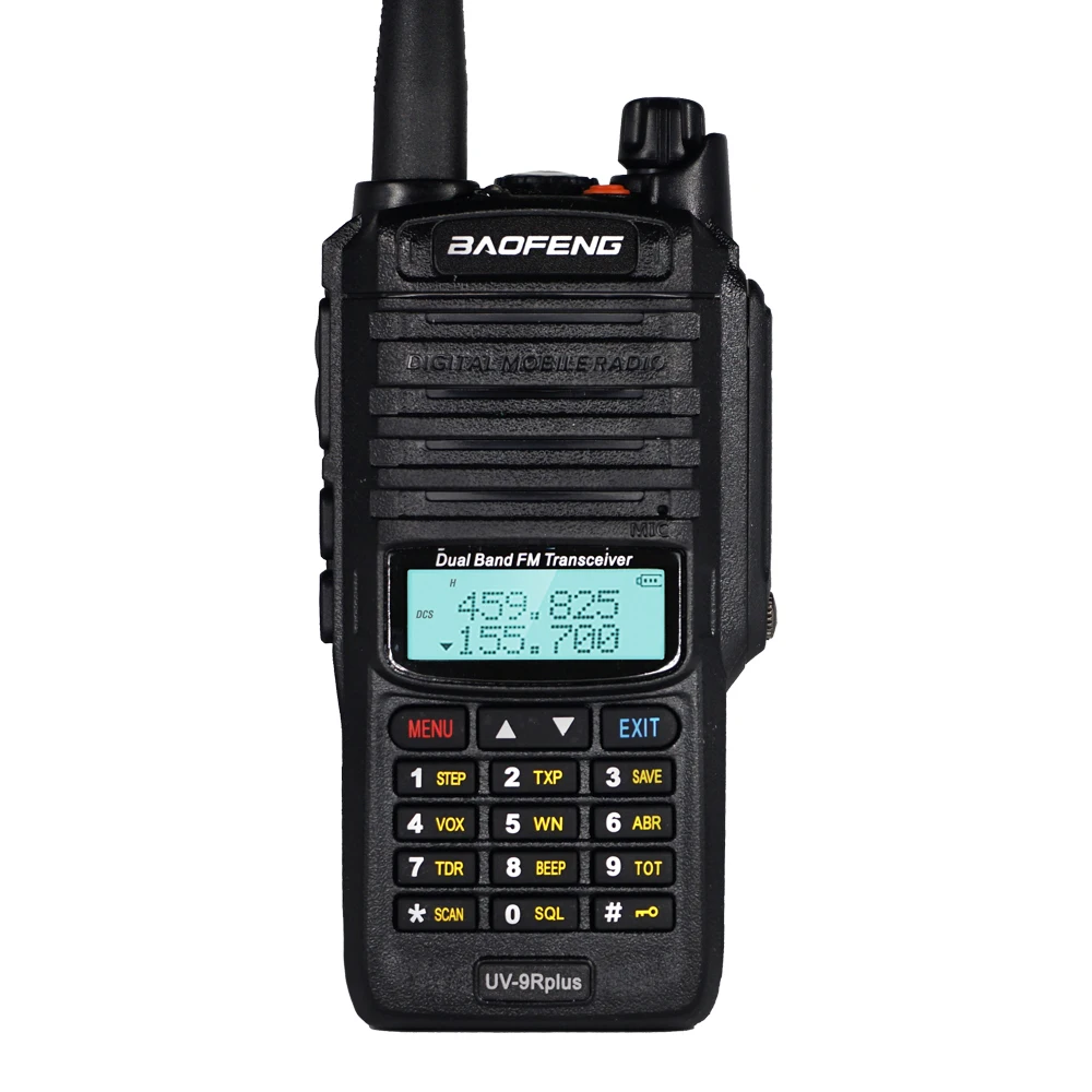 Waterproof Walkie Talkie Baofeng UV-9R plus High Power 10W Dual Band VHF/UHF Portable Two Way Ham Radio for Hunting Long Range