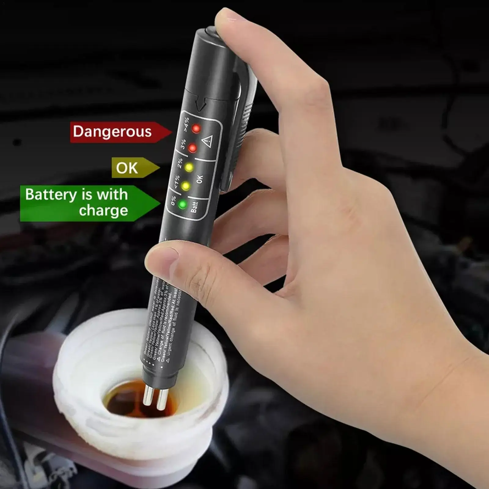 

Automotive Brake Fuid Brake Oil Testing Pen Best Price Brake Fluid Tester Oil Quality Test With Liquid LED Display Testing Tools
