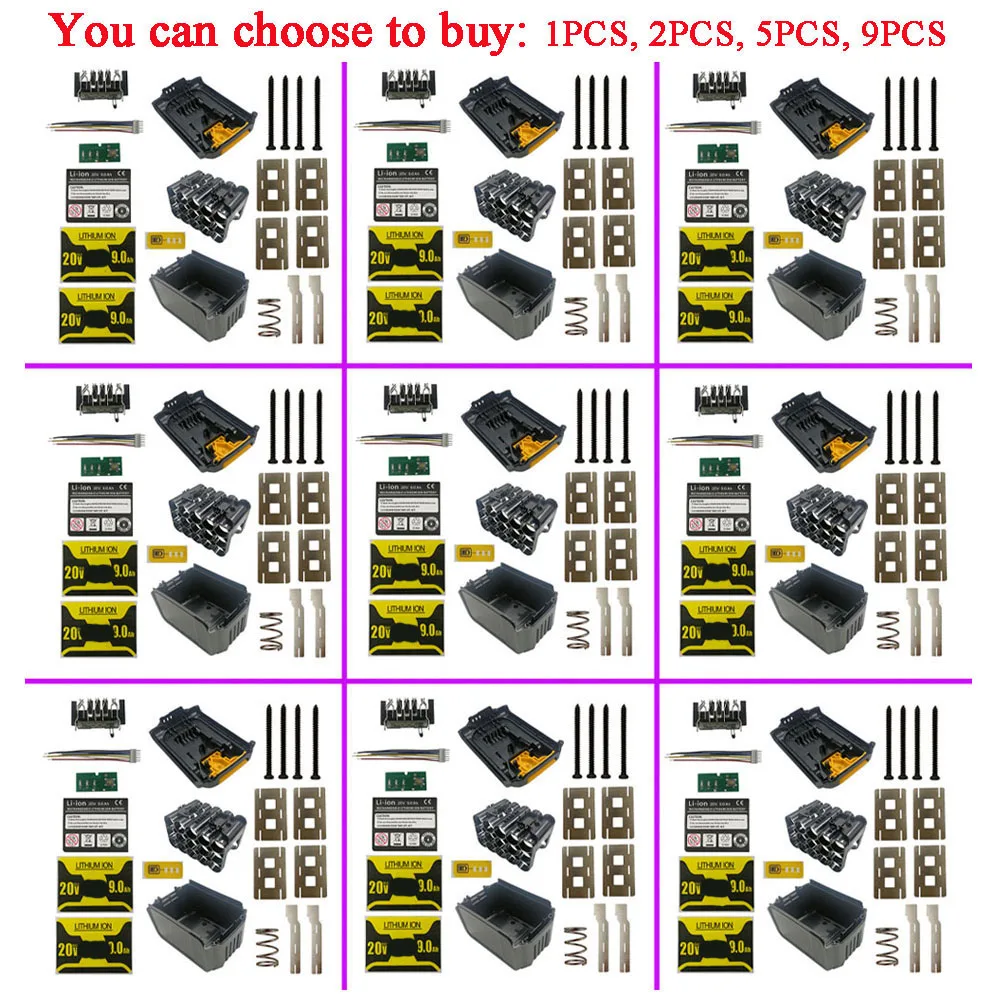 DCB200 литий-ионный аккумулятор 15*18650 пластиковый чехол защитная печатная плата для