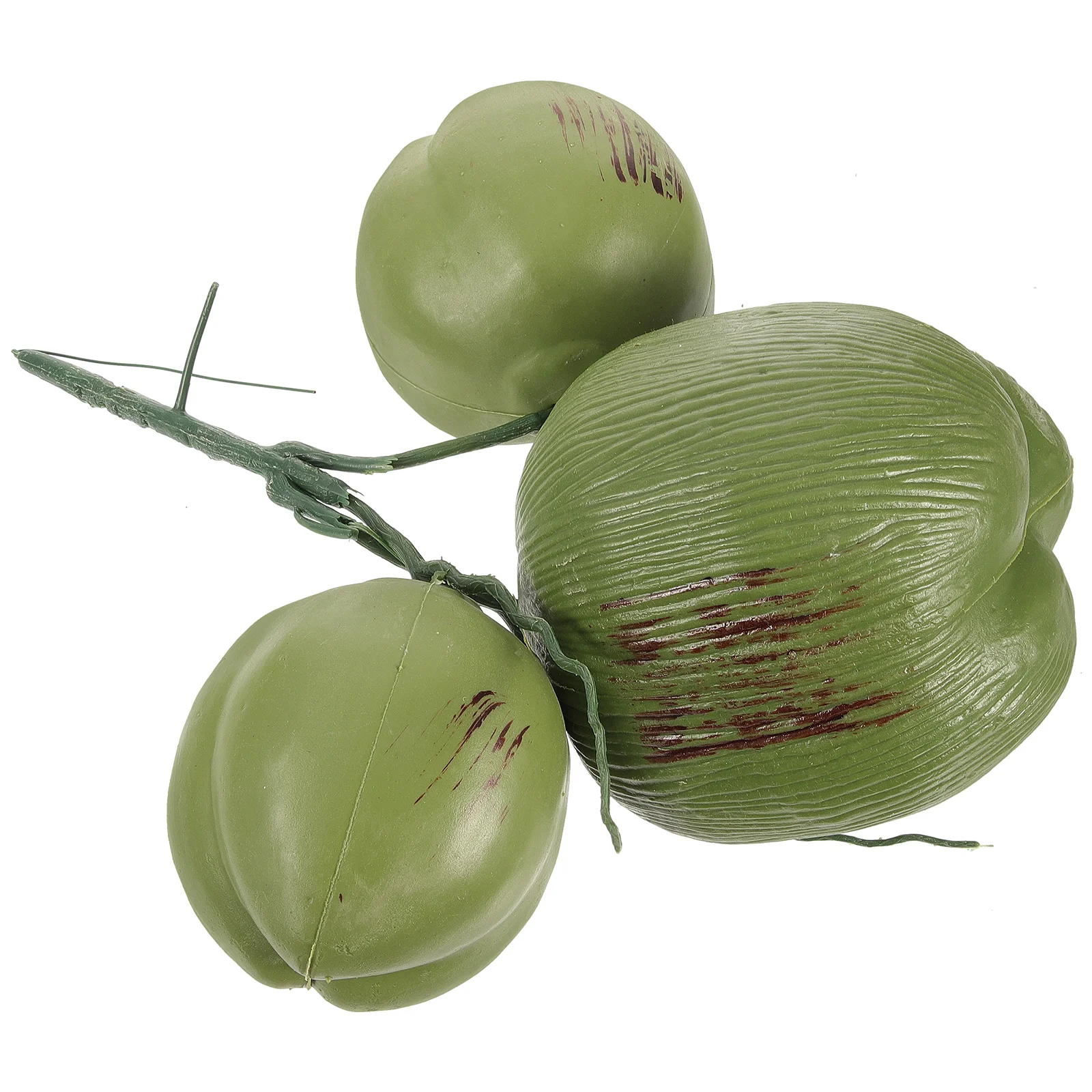 

Hawaii Artificial Coconuts Simulated Props Tropical Party Decorations Photo Fake