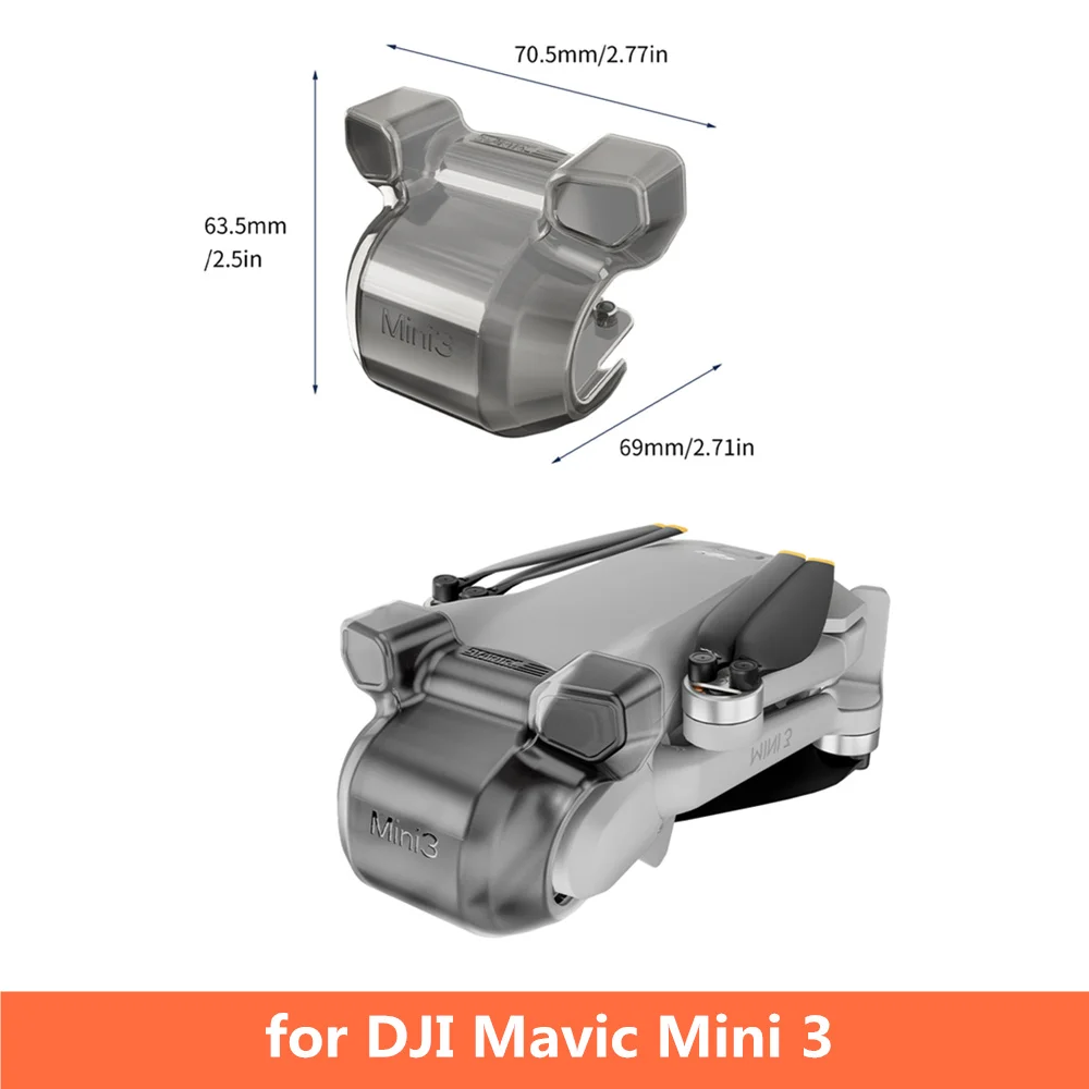 

Lens Cover for DJI Mini 3 Drone Gimbal Camera Sensor Protective Cap Protection Guard Anti-glare Hood For DJI Mini 3 Accessories