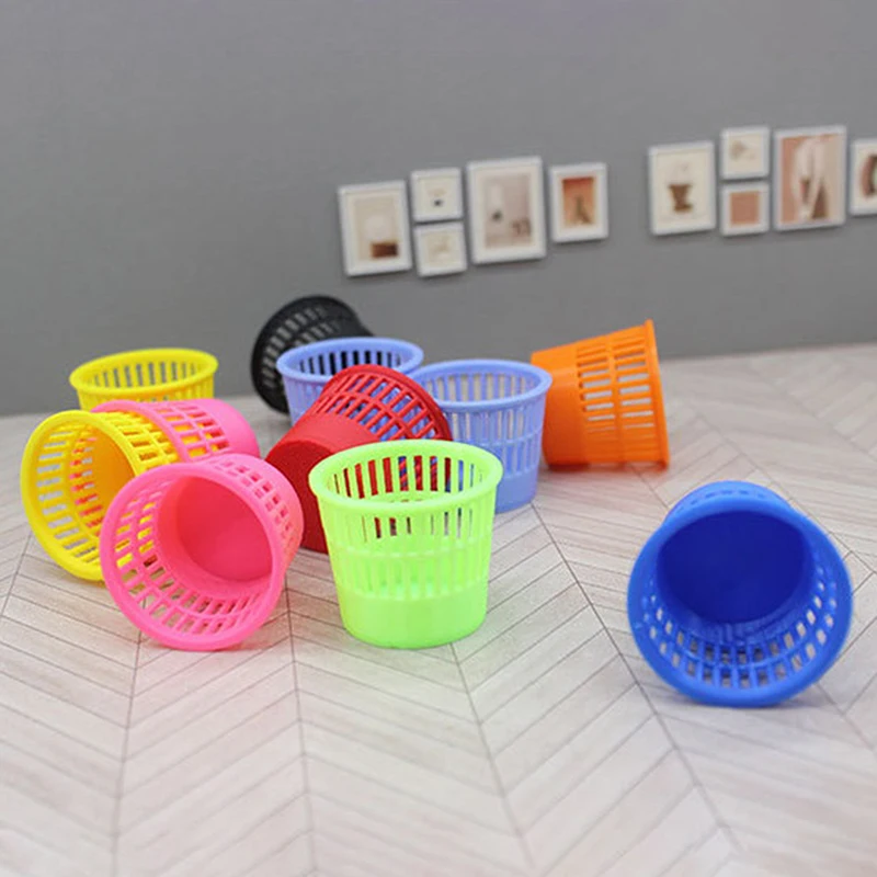 1 шт. миниатюрная корзина для хранения кукольного домика 1:12