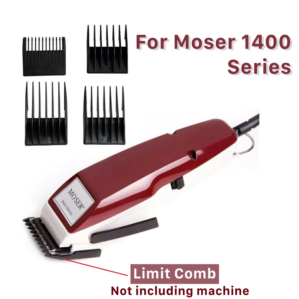 Для Moser 1400 Series, машинка для бритья, сменные расчески, 4 шт./компл., триммер для волос, электрический триммер для бритья, набор расчесок 3/6/9/12 мм