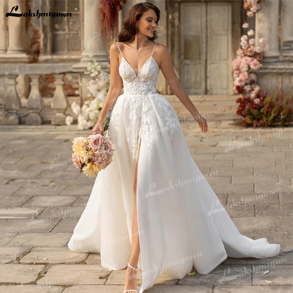 

Женское свадебное платье It's yiiya, белое фатиновое платье на бретельках с V-образным вырезом в богемном стиле на лето 2019