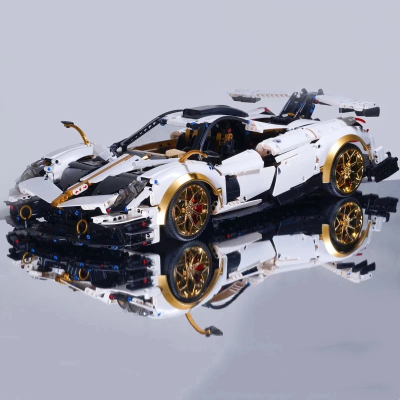 Фото KBOX 10252, изготовленные технические спортивные автомобили, строительные блоки, уникальные гоночные скоростные автомобили, кирпичи, сборные игрушки, рождественские подарки для детей №2