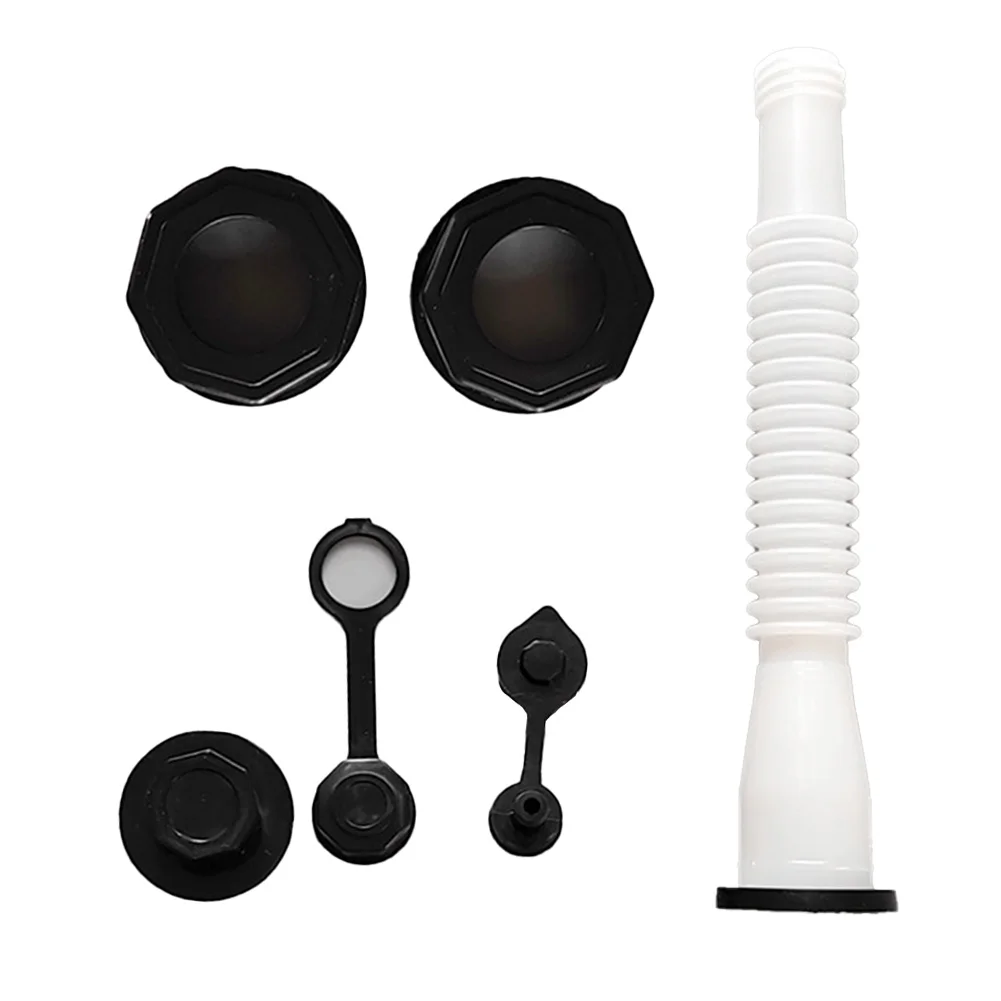 

1 Set Gas Can Spout Nozzle Vent Kit For Plastic Gas Cans Old Style Cap Gas Tank Nozzle Kit Replacement