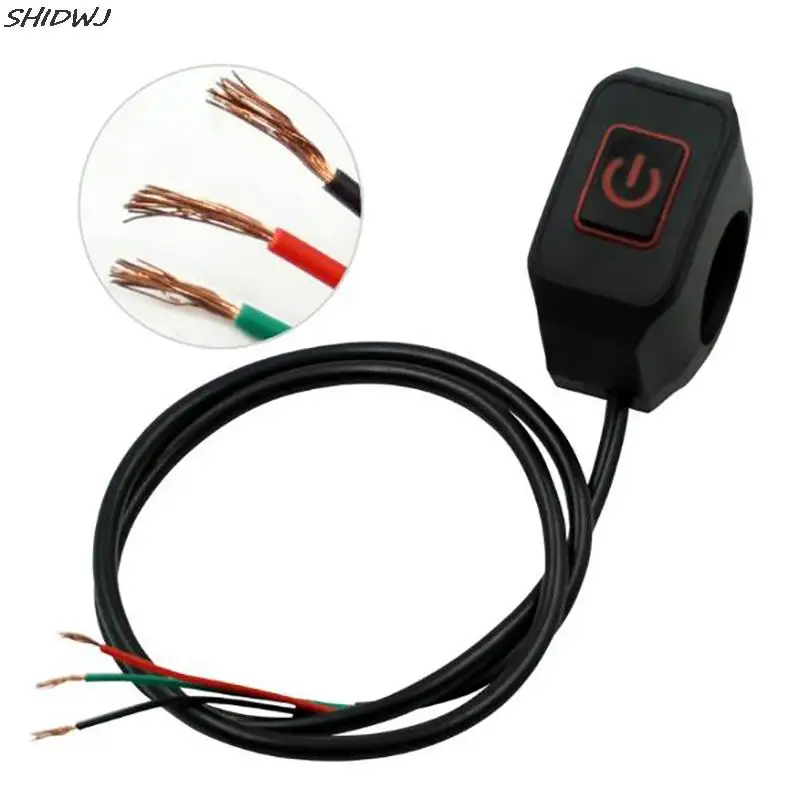 

1 шт., переключатель на руль мотоцикла, 22 мм, 7/8 дюйма, 5 цветов