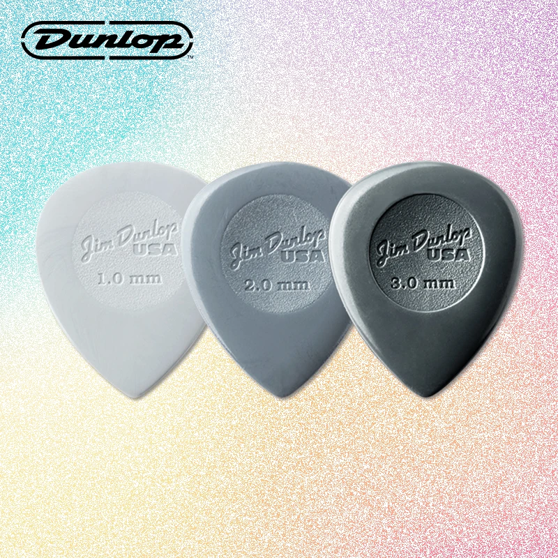 

Dunlop Guitar Picks Nylon Big Stubby 445R Plectrum Mediator 1/2/3mm for Bass Acoustic Electric Classic Guitar Accessories