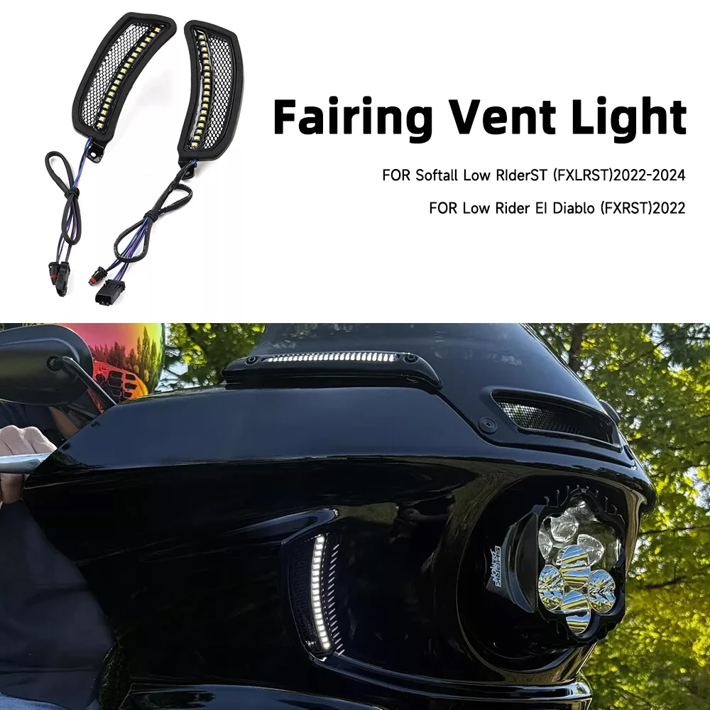 Для Harley Softail Low Rider ST FXLRST El Diablo FXRST 2022-2024 мотоциклетные светодиодные обтекатели